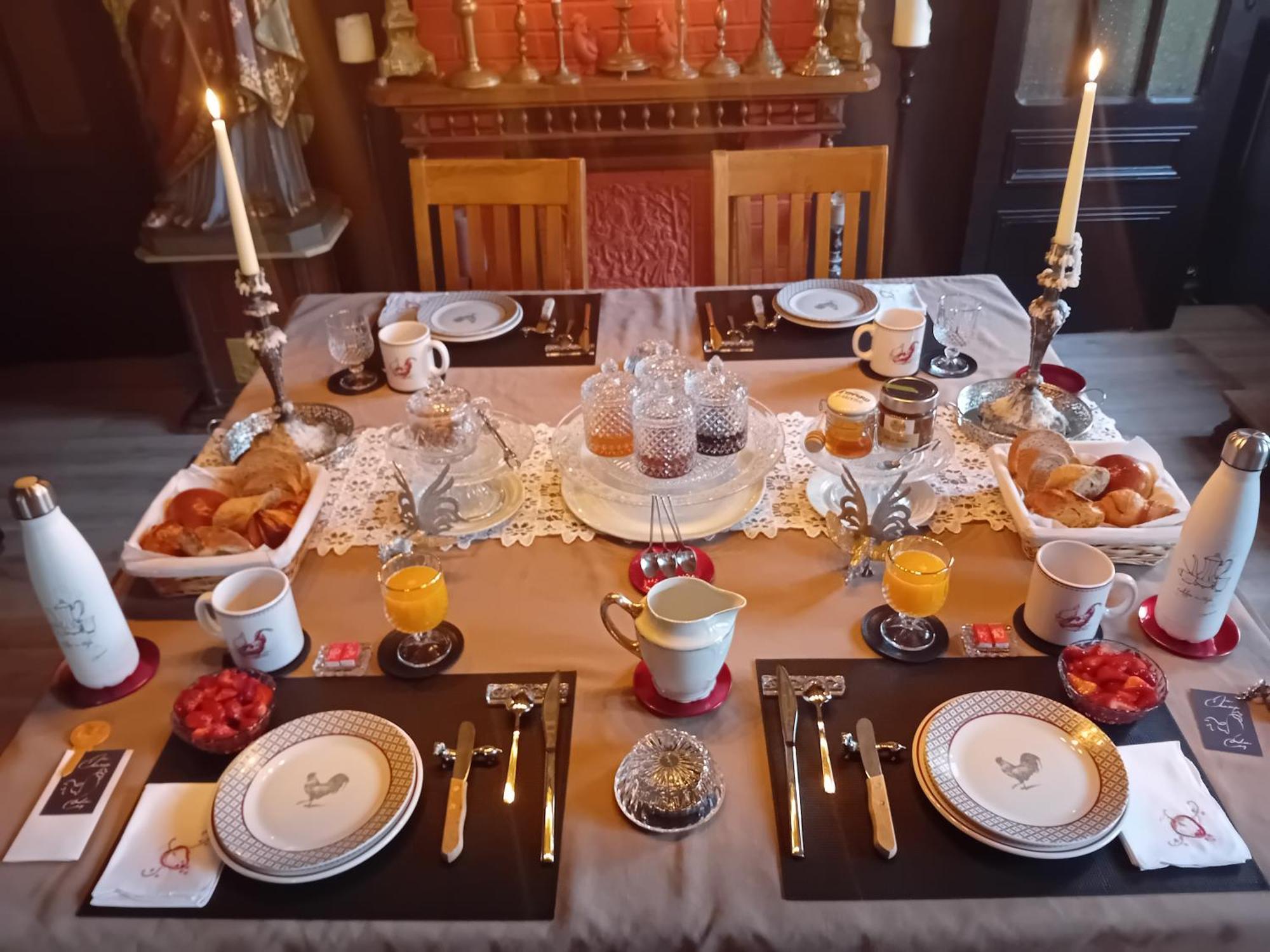 Au Champ Du Coq Bed and Breakfast Sepmeries Eksteriør billede